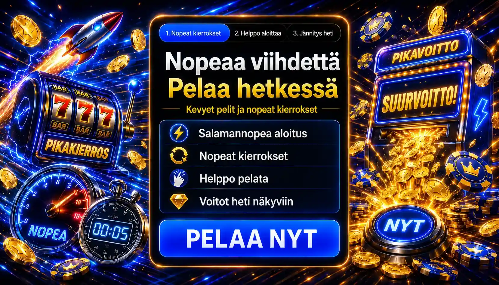 Pikaturnaukset ja nopeat kierrokset viihdyttävissä pikapeleissä